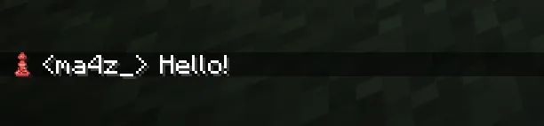 Pawn voice indicator beside a player nametag